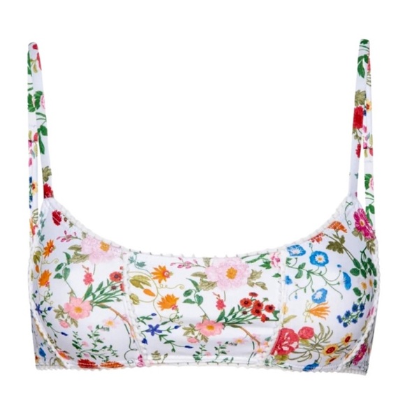 Elysiian Summer Bloom Bikini Set • Nantucket Top & Kauai Bottoms • NEW WITH TAGS - Picture 2 of 16